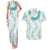 Jade Vine Lei Hawaii Couples Matching Tank Maxi Dress and Hawaiian Shirt Aloha Seamless Tropical Leaves - Polynesian Pride