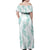 Jade Vine Lei Hawaii Family Matching Off Shoulder Maxi Dress and Hawaiian Shirt Aloha Seamless Tropical Leaves - Polynesian Pride