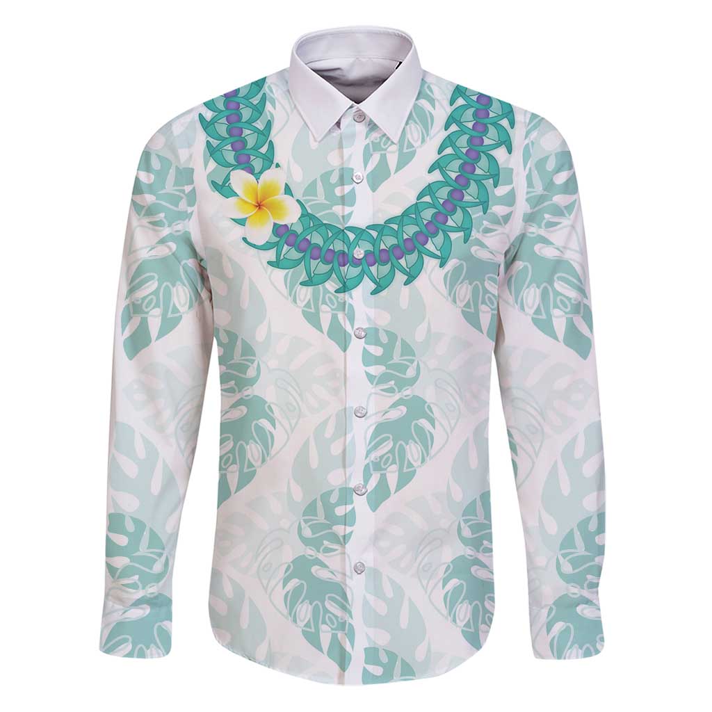 Jade Vine Lei Hawaii Family Matching Puletasi and Hawaiian Shirt Aloha Seamless Tropical Leaves - Polynesian Pride