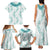 Jade Vine Lei Hawaii Family Matching Tank Maxi Dress and Hawaiian Shirt Aloha Seamless Tropical Leaves - Polynesian Pride