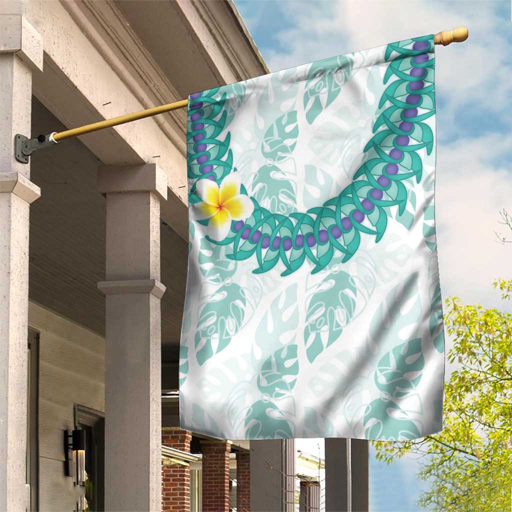Jade Vine Lei Hawaii Garden Flag Aloha Seamless Tropical Leaves - Polynesian Pride