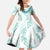 Jade Vine Lei Hawaii Kid Short Sleeve Dress Aloha Seamless Tropical Leaves - Polynesian Pride