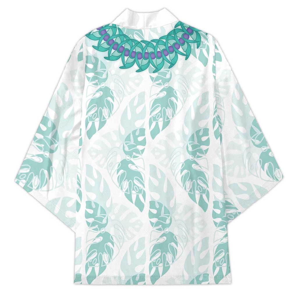 Jade Vine Lei Hawaii Kimono Aloha Seamless Tropical Leaves - Polynesian Pride