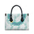 Jade Vine Lei Hawaii Leather Bag Aloha Seamless Tropical Leaves - Polynesian Pride