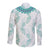 Jade Vine Lei Hawaii Long Sleeve Button Shirt Aloha Seamless Tropical Leaves - Polynesian Pride