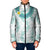 Jade Vine Lei Hawaii Padded Jacket Aloha Seamless Tropical Leaves - Polynesian Pride
