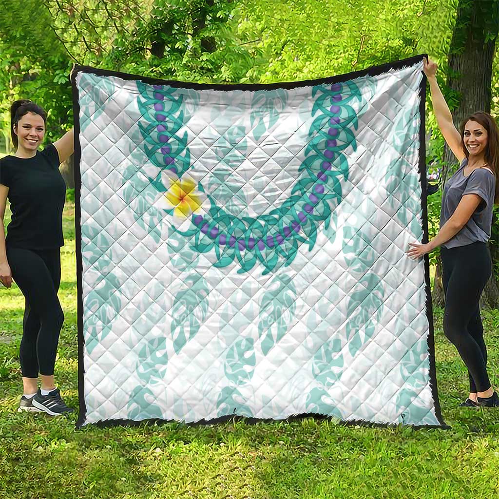 Jade Vine Lei Hawaii Quilt Aloha Seamless Tropical Leaves - Polynesian Pride