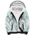 Jade Vine Lei Hawaii Sherpa Hoodie Aloha Seamless Tropical Leaves - Polynesian Pride