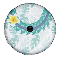 Jade Vine Lei Hawaii Spare Tire Cover Aloha Seamless Tropical Leaves - Polynesian Pride
