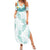 Jade Vine Lei Hawaii Summer Maxi Dress Aloha Seamless Tropical Leaves - Polynesian Pride