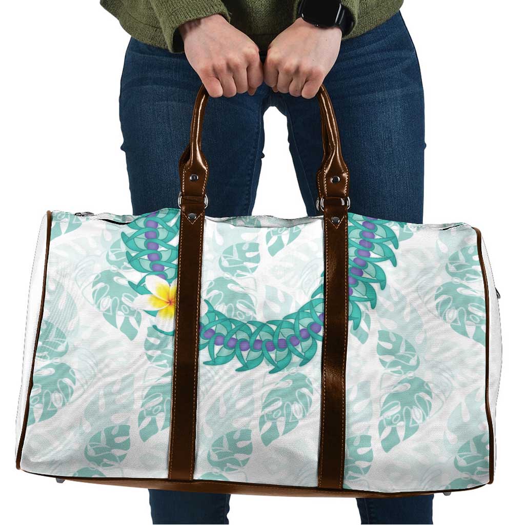 Jade Vine Lei Hawaii Travel Bag Aloha Seamless Tropical Leaves - Polynesian Pride