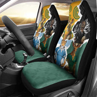 Rugby 2025 Championship Car Seat Cover Southern Hemisphere Countries Mascots LT14 - Polynesian Pride