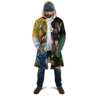 Personalised Rugby 2025 Championship Cloak Southern Hemisphere Countries Mascots - Polynesian Pride