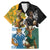 Personalised Rugby 2025 Championship Family Matching Mermaid Dress and Hawaiian Shirt Southern Hemisphere Countries Mascots - Polynesian Pride
