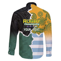 Personalised Rugby 2025 Championship Family Matching Mermaid Dress and Hawaiian Shirt Southern Hemisphere Countries Mascots LT14 - Polynesian Pride