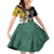 Personalised Rugby 2025 Championship Family Matching Off Shoulder Short Dress and Hawaiian Shirt Southern Hemisphere Countries Mascots - Polynesian Pride
