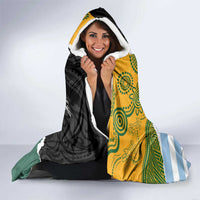 Rugby 2025 Championship Hooded Blanket Southern Hemisphere Countries Mascots - Polynesian Pride