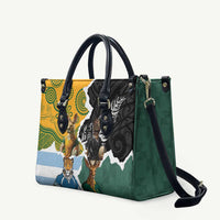 Rugby 2025 Championship Leather Bag Southern Hemisphere Countries Mascots - Polynesian Pride