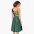 Personalised Rugby 2025 Championship Midi Dress Southern Hemisphere Countries Mascots - Polynesian Pride