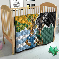 Rugby 2025 Championship Quilt Southern Hemisphere Countries Mascots - Polynesian Pride