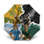 Rugby 2025 Championship Umbrella Southern Hemisphere Countries Mascots - Polynesian Pride
