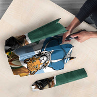 Rugby 2025 Championship Umbrella Southern Hemisphere Countries Mascots - Polynesian Pride