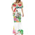 Aloha Hawaii Nene Goose Mermaid Dress Tropical Flowers Watercolor Stylized - Polynesian Pride