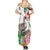 Aloha Hawaii Nene Goose Summer Maxi Dress Tropical Flowers Watercolor Stylized - Polynesian Pride