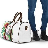Aloha Hawaii Nene Goose Travel Bag Tropical Flowers Watercolor Stylized - Polynesian Pride