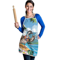 Aloha Hawaii Shaka Nene Goose Apron Surfing Take It Easy - Polynesian Pride