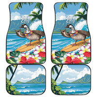 Aloha Hawaii Shaka Nene Goose Car Mats Surfing Take It Easy - Polynesian Pride