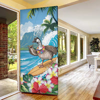 Aloha Hawaii Shaka Nene Goose Door Cover Surfing Take It Easy - Polynesian Pride