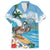 Aloha Hawaii Shaka Nene Goose Family Matching Long Sleeve Bodycon Dress and Hawaiian Shirt Surfing Take It Easy - Polynesian Pride