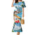Aloha Hawaii Shaka Nene Goose Family Matching Mermaid Dress and Hawaiian Shirt Surfing Take It Easy - Polynesian Pride