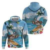 Aloha Hawaii Shaka Nene Goose Hoodie Surfing Take It Easy - Polynesian Pride