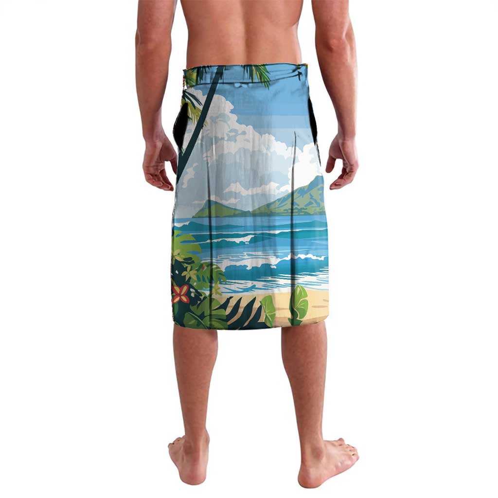 Aloha Hawaii Shaka Nene Goose Lavalava Surfing Take It Easy - Polynesian Pride