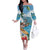 Aloha Hawaii Shaka Nene Goose Off The Shoulder Long Sleeve Dress Surfing Take It Easy - Polynesian Pride
