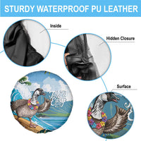 Aloha Hawaii Shaka Nene Goose Spare Tire Cover Surfing Take It Easy - Polynesian Pride