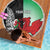 New Zealand and Wales Rugby Custom Beach Blanket Aotearoa All Black Combine Welsh Dragon - Polynesian Pride