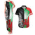 New Zealand and Wales Rugby Custom Couples Matching Tank Maxi Dress and Hawaiian Shirt Aotearoa All Black Combine Welsh Dragon - Polynesian Pride