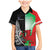 New Zealand and Wales Rugby Custom Family Matching Mermaid Dress and Hawaiian Shirt Aotearoa All Black Combine Welsh Dragon - Polynesian Pride