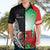 New Zealand and Wales Rugby Custom Hawaiian Shirt Aotearoa All Black Combine Welsh Dragon - Polynesian Pride