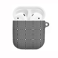 Black White Filipino Binakol Motifs AirPods Case Mabuhay Philippines Festival Kusikus Pattern LT14 Black - Polynesian Pride