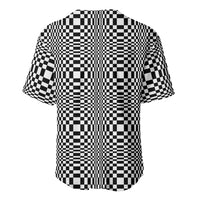 Black White Filipino Binakol Motifs Baseball Jersey Mabuhay Philippines Festival Kusikus Pattern LT14 - Polynesian Pride