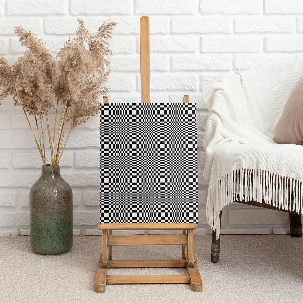 Black White Filipino Binakol Motifs Canvas Wall Art Mabuhay Philippines Festival Kusikus Pattern LT14 - Polynesian Pride