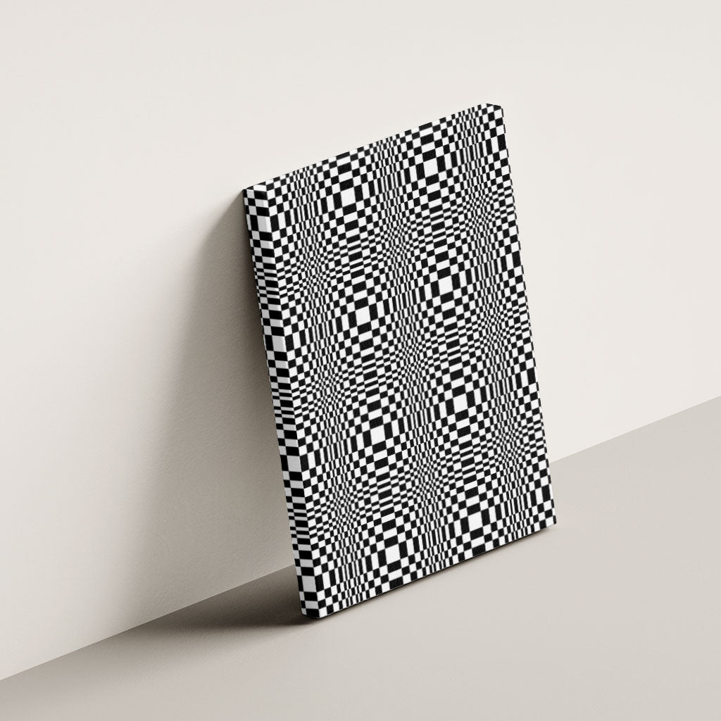 Black White Filipino Binakol Motifs Canvas Wall Art Mabuhay Philippines Festival Kusikus Pattern LT14 - Polynesian Pride
