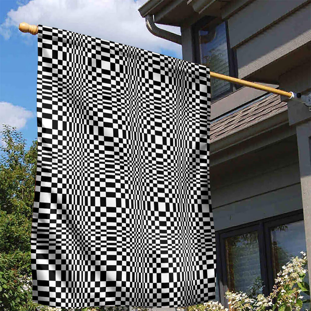 Black White Filipino Binakol Motifs Garden Flag Mabuhay Philippines Festival Kusikus Pattern LT14 - Polynesian Pride
