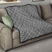 Black White Filipino Binakol Motifs Quilt Mabuhay Philippines Festival Kusikus Pattern LT14 - Polynesian Pride