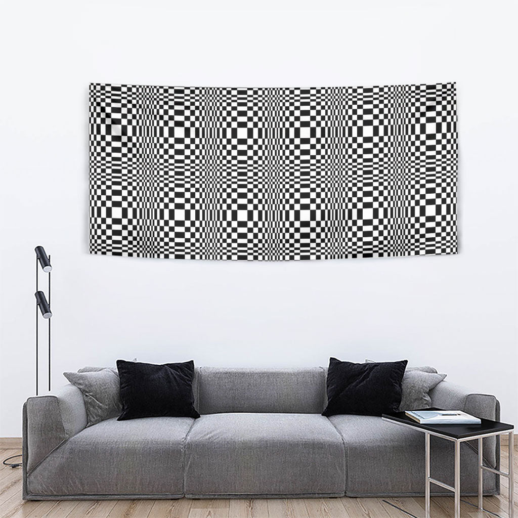 Black White Filipino Binakol Motifs Tapestry Mabuhay Philippines Festival Kusikus Pattern LT14 - Polynesian Pride