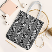 Black White Filipino Binakol Motifs Tote Bag Mabuhay Philippines Festival Kusikus Pattern LT14 White Strap One Size Black - Polynesian Pride
